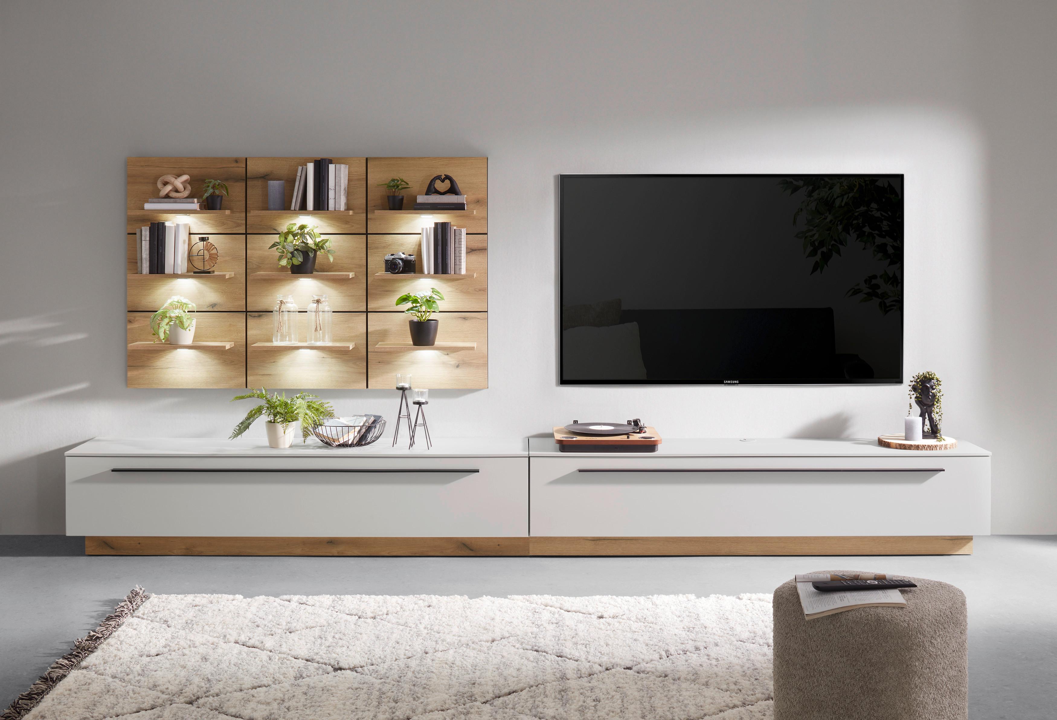 Stapelprogramm Mateo - Kaschmir/Eichefarben, MODERN, Holzwerkstoff (360/170/40cm)