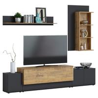 Nappali Szekrénysor Canora - Modern, faalapú anyag (270/220/42cm)
