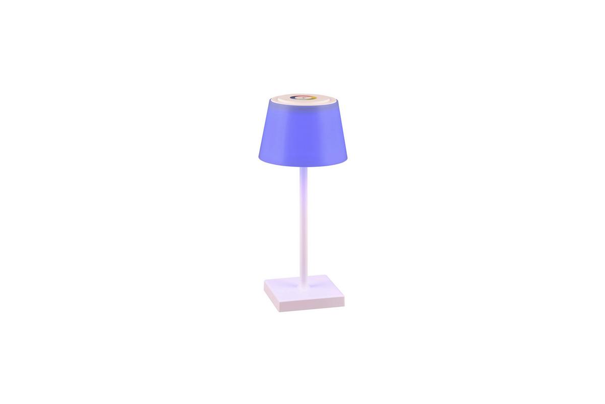 Akku-tischleuchte R54126131 Sanchez - Weiß, KONVENTIONELL, Kunststoff (13/30cm)