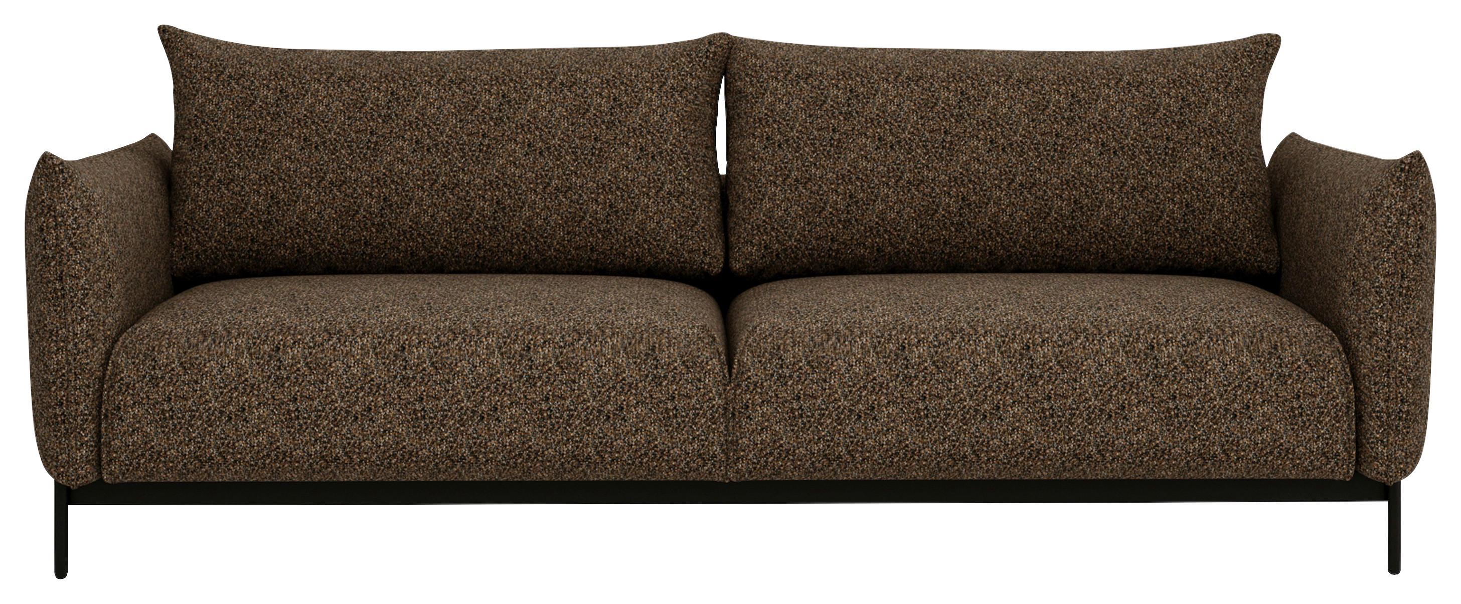 Bueno Braun B: 223 Cm - Schwarz/Braun, Design, Textil (223/96/95cm) - Livetastic