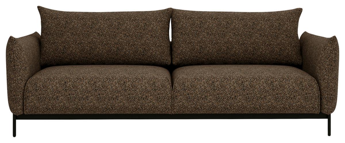 Bueno Braun B: 223 Cm - Schwarz/Braun, Design, Textil (223/96/95cm) - Livetastic