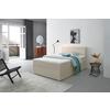 Boxbett Mit Topper 140x200 Cordoba - Creme/Schwarz, Basics, Holz/Textil (140/200cm) - Livetastic