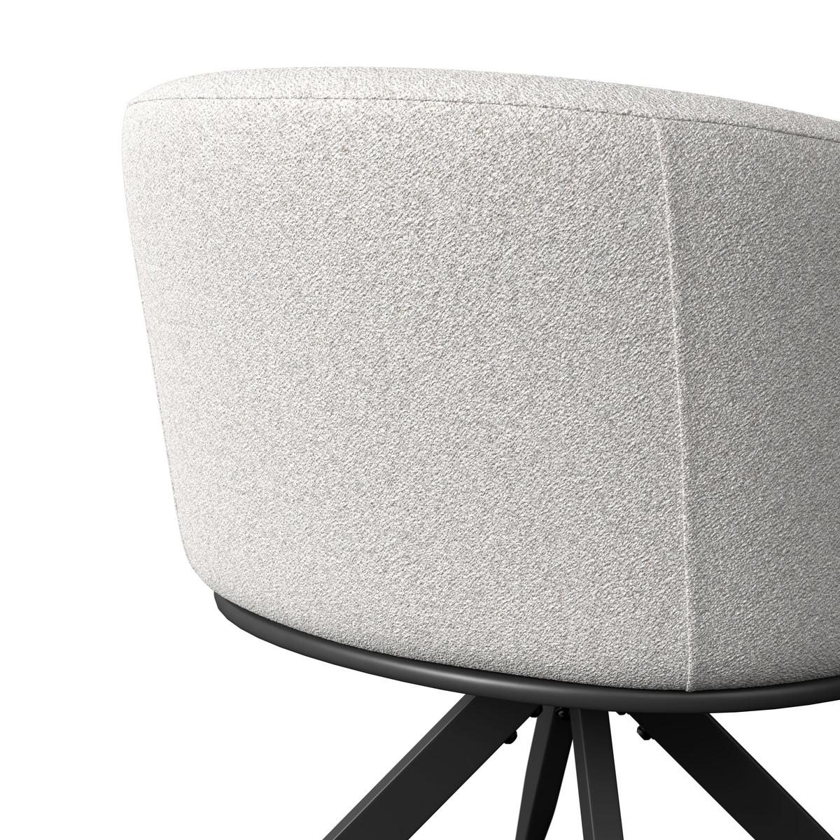 ŽIDLE S PODRUČKAMI NELA - šedá/černá, Moderní, kov/dřevo (62/77/62cm) - Bessagi Home