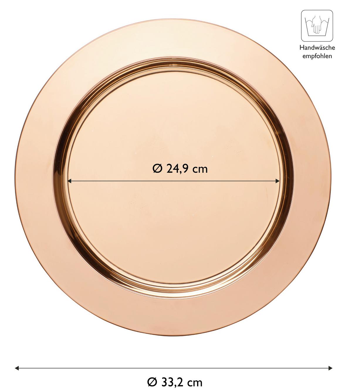 KLUBOVÝ TANIER EW-PT-0403K - medená, Basics, kov (33,2cm) - Echtwerk
