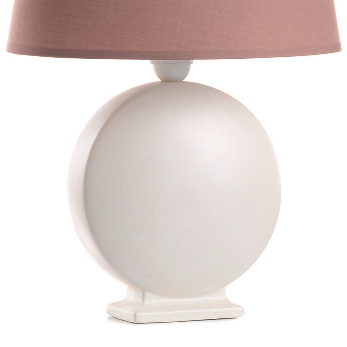 Tischleuchte 233/l - Erlefarben/Weiß, Basics, Keramik/Textil (30/16/46cm)