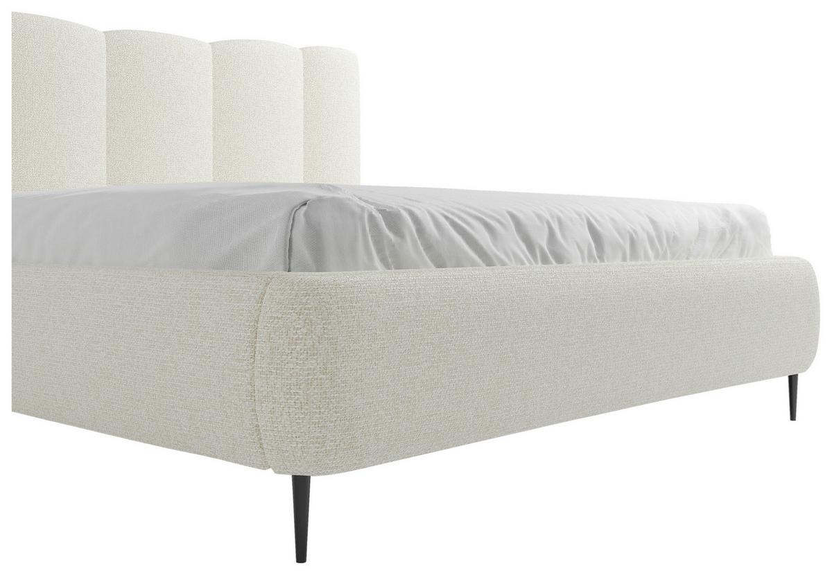 Polsterbett Nook 180x200 Cm Creme - Creme, MODERN, Holz/Holzwerkstoff (180/200cm) - MID.YOU