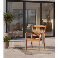 Gartensessel Maracaibo Echtholz Eukalyptusholz - Naturfarben, KONVENTIONELL, Holz (57,5/107/118cm) - Gardenson