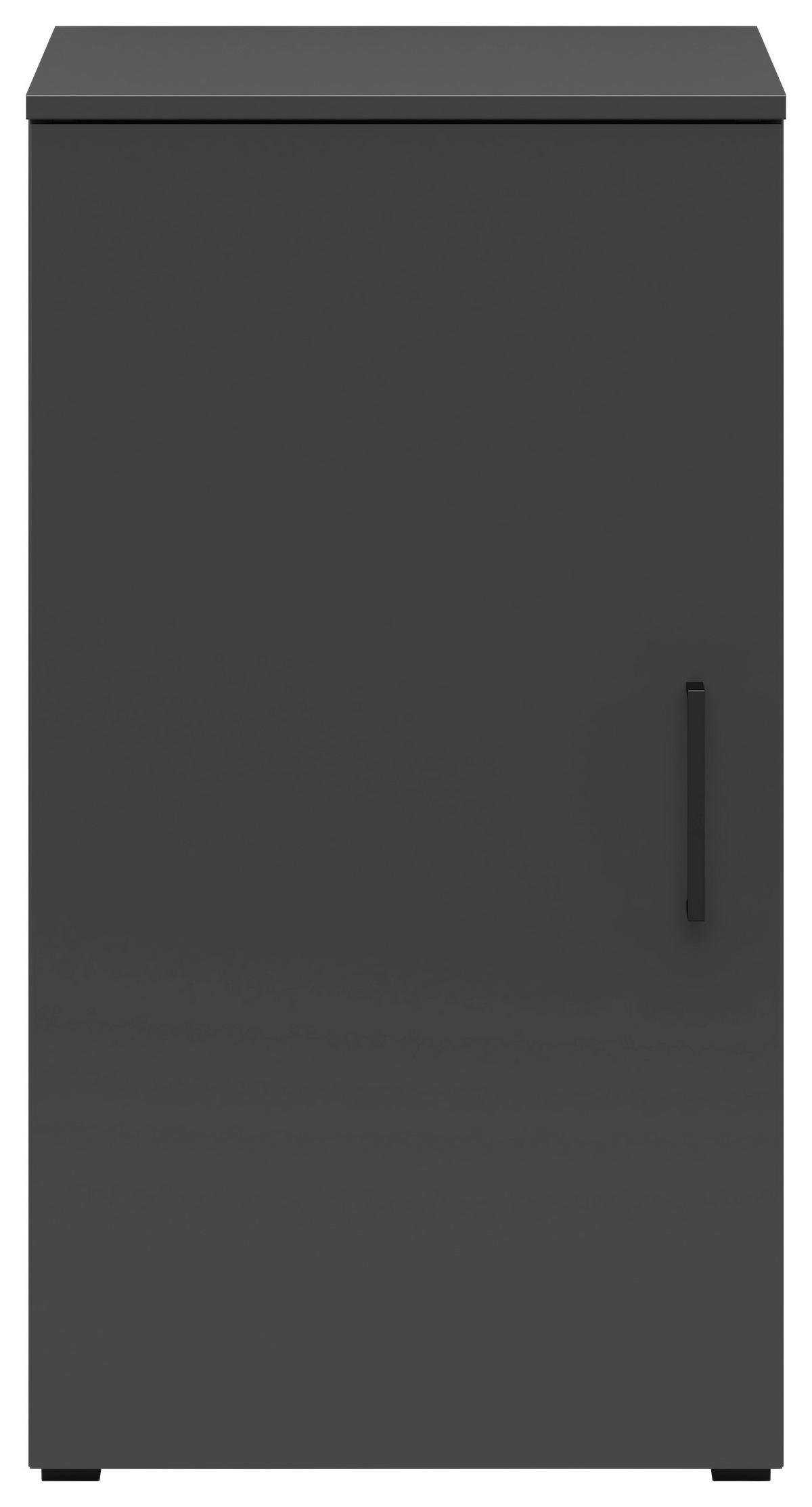 Komód Multistauraum - grafitszürke, Modern, faalapú anyag (45/83/40cm) - Carryhome