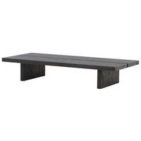 Couchtisch Lancester - Schwarz, Design, Holz (140/60/25cm) - Livetastic