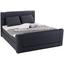 Boxspringbett mit Matratze, Lederlook 180x200cm Sign II - Anthrazit/Schwarz, MODERN, Holz/Kunststoff (180/200cm)