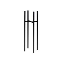 Blumenständer Aluminium Schwarz Bxhxt: 22x60x22 Cm - Schwarz, Basics, Metall (22/60/22cm)