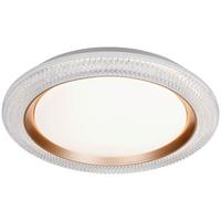 Led Mennyezeti Lámpa Marco - aranyszínű/fehér, Konventionell, műanyag/fém (40cm) - Luca Bessoni