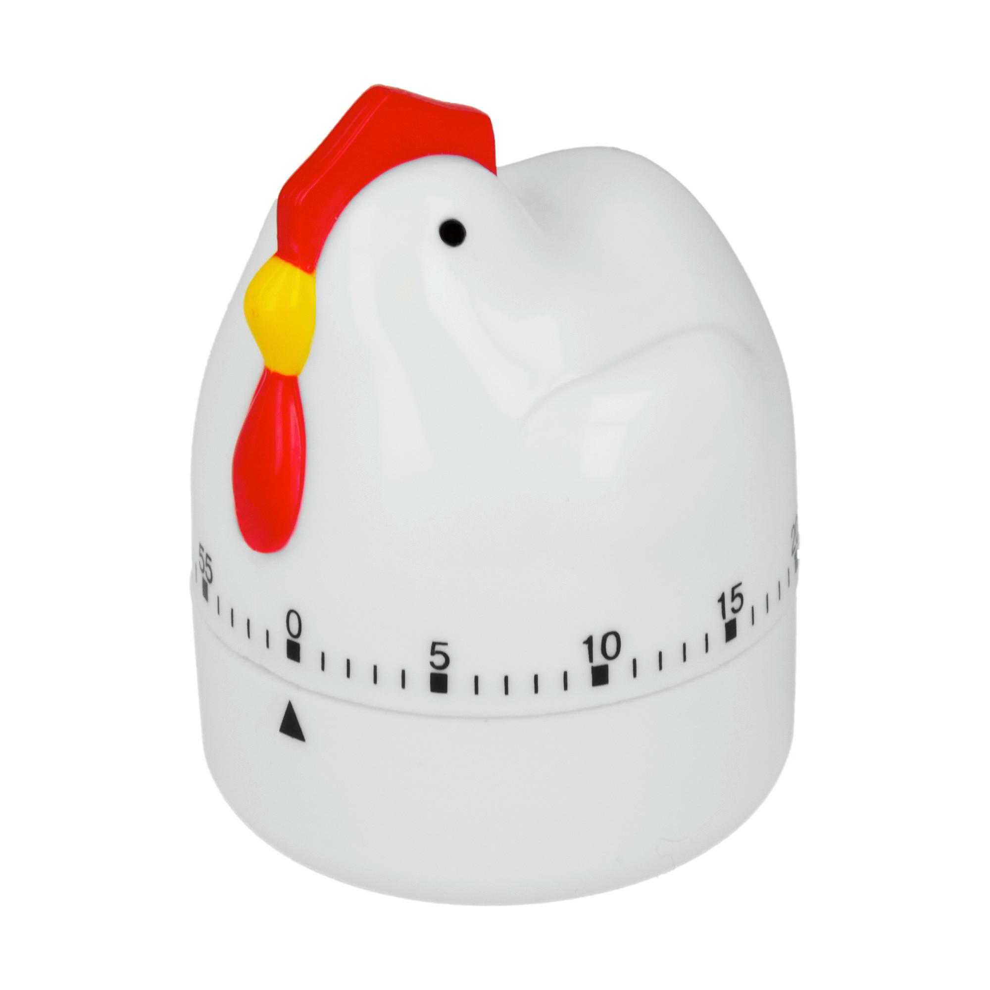Kurzzeitwecker Maia, Weiß B/H/T: ca. 5,6/15,5/5,4 cm - Weiß, Basics, Kunststoff (5,6/15,5/5,4cm) - Metaltex