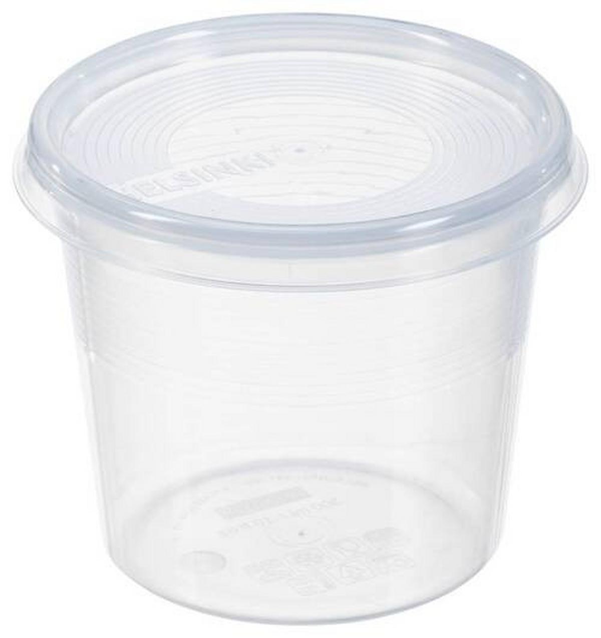 Gefrierdose Helsinki ca. 300 ml Mikrowellengeeignet - Transparent, KONVENTIONELL, Kunststoff (9/9/7,9cm)