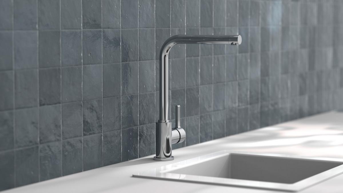 Küchenarmatur Sistant Dublin - Chromfarben, Basics, Metall (33,5cm) - Sistant