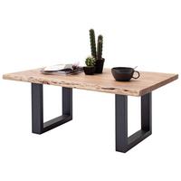 Couchtisch Holz Massiv Cartagena Akazie/anthrazit - Anthrazit/Akaziefarben, MODERN, Holz/Metall (110/45/70cm)