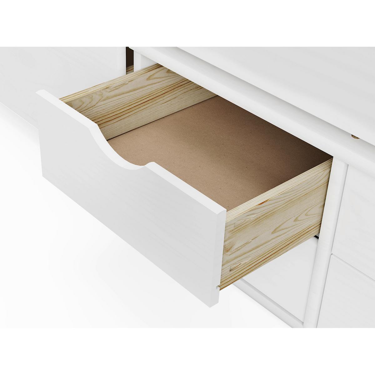 BETT BETT 205X97 CM AUS KIEFERNHOLZ - Weiß, Basics, Holz (90/200cm) - Livetastic