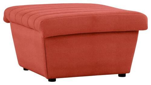 Hocker Looks Viii - Schwarz/Orange, Design, Textil (74/43/85cm) - LOOKS by W.Joop