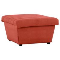 Hocker Looks Viii - Schwarz/Orange, Design, Textil (74/43/85cm) - LOOKS by W.Joop