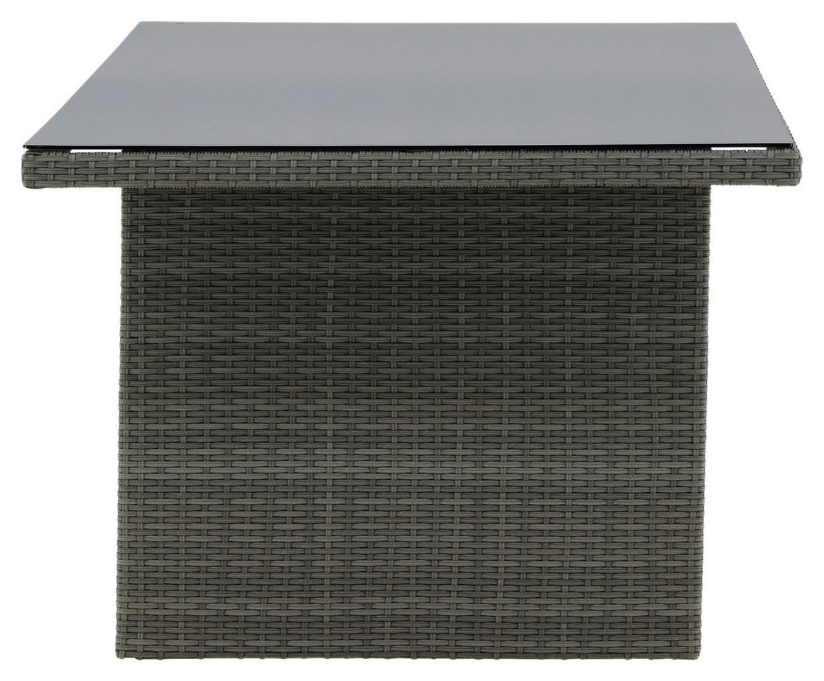 Gartentisch Padova Kunststoff L 200 cm - Grau, KONVENTIONELL, Kunststoff (200/100/74cm) - Gardenson
