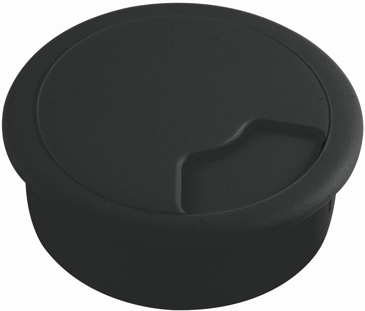 Kabeldurchlass Kabel-Durchgangsring - Schwarz, Basics, Kunststoff
