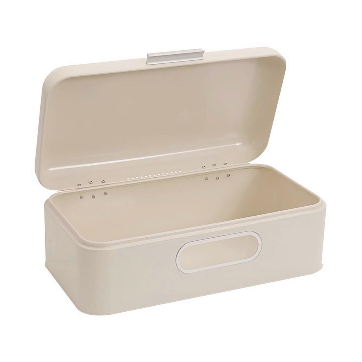 Brotkasten Gl-Bb-0129 - Creme, Basics, Metall (42/23/16,5cm) - Echtwerk