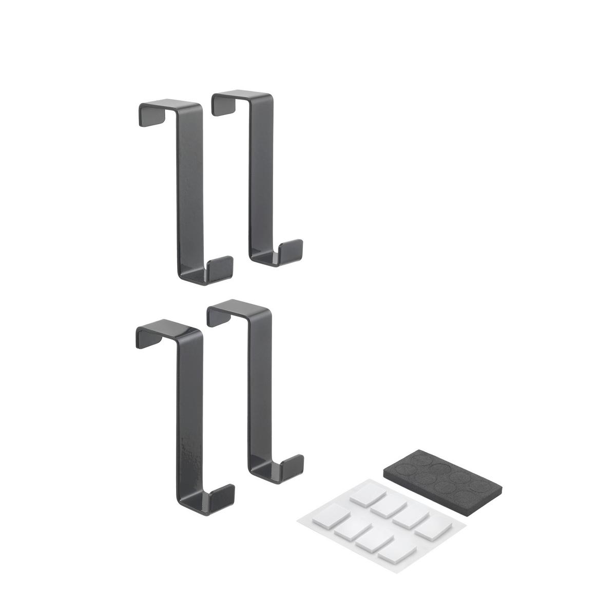 Türhaken Maxi - Schwarz, Basics, Metall (1,5/8/4,5cm)