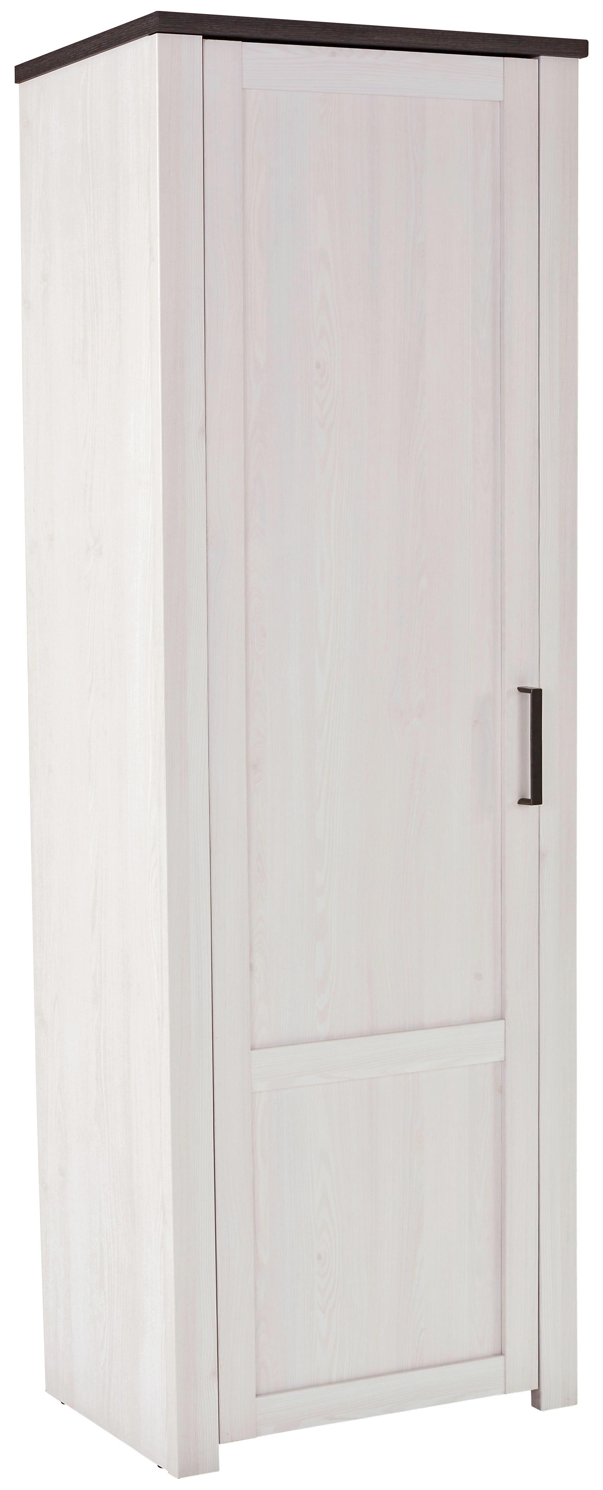 Garderobenschrank Provence - Wengefarben/Weiß, MODERN, Holzwerkstoff (71/200/42cm) - James Wood