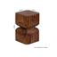 Beistelltisch In Sanduhr-Form, Sheeshamholz Massiv - Sheeshamfarben, Design, Holz (30/30/45cm) - Livetastic Beistelltisch In Sanduhr-Form, Sheeshamholz Massiv - Sheeshamfarben, Design, Holz (30/30/45cm) - Livetastic