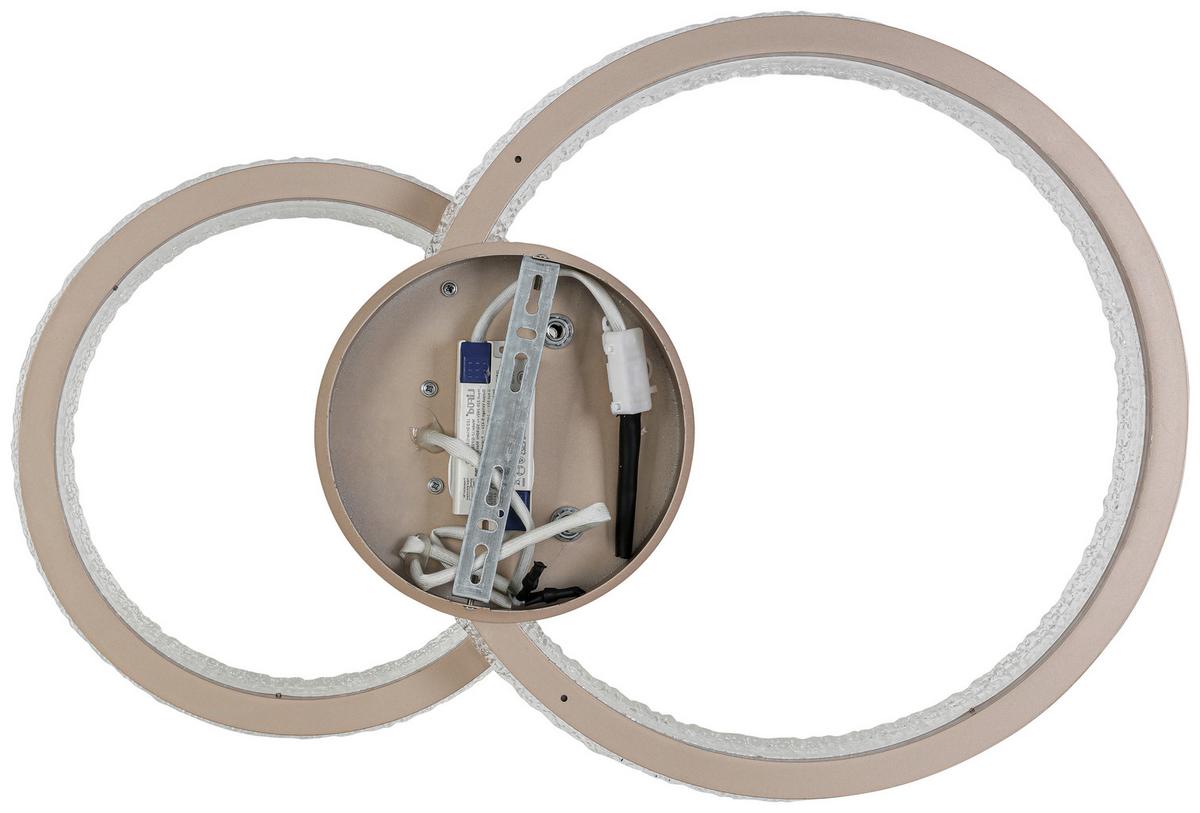 LED-Deckenleuchte Jessi - Cappuccino, Kunststoff/Metall (41,5/62/14,5cm) - Luca Bessoni