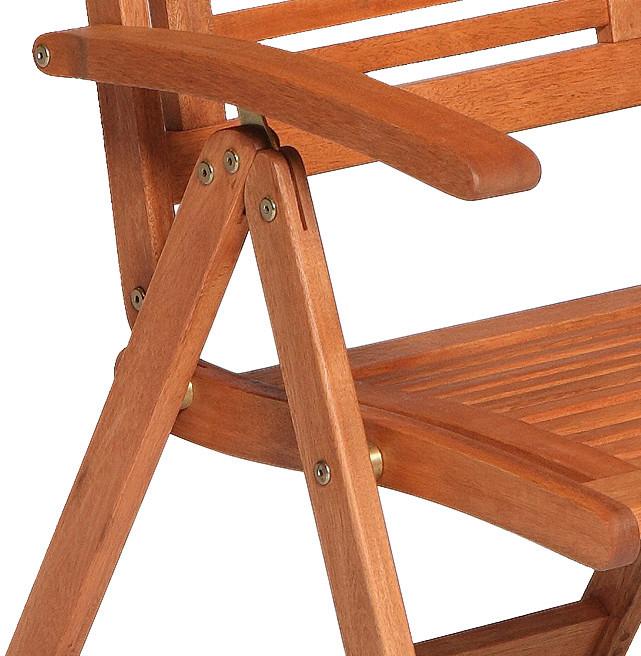 Gartensessel Klappbar/ verstellbar Cordoba Echtholz