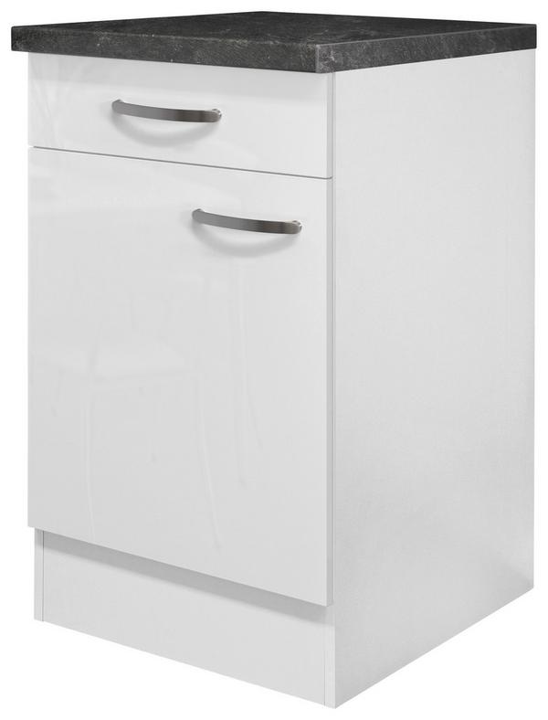 Küchenunterschrank in Weiß und Schiefer entdecken