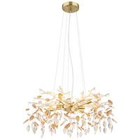Kronleuchter 64132-8 Danna - Goldfarben/Bernsteinfarben, KONVENTIONELL, Glas/Metall (61/120cm) - Globo