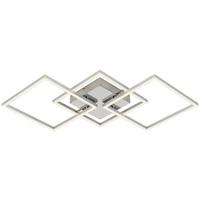 Stropní LED svítidlo OLPÜ, Š: 95cm - barvy hliníku, Moderní, kov/plast (72,4/35,4/5,2cm) - Modern Living
