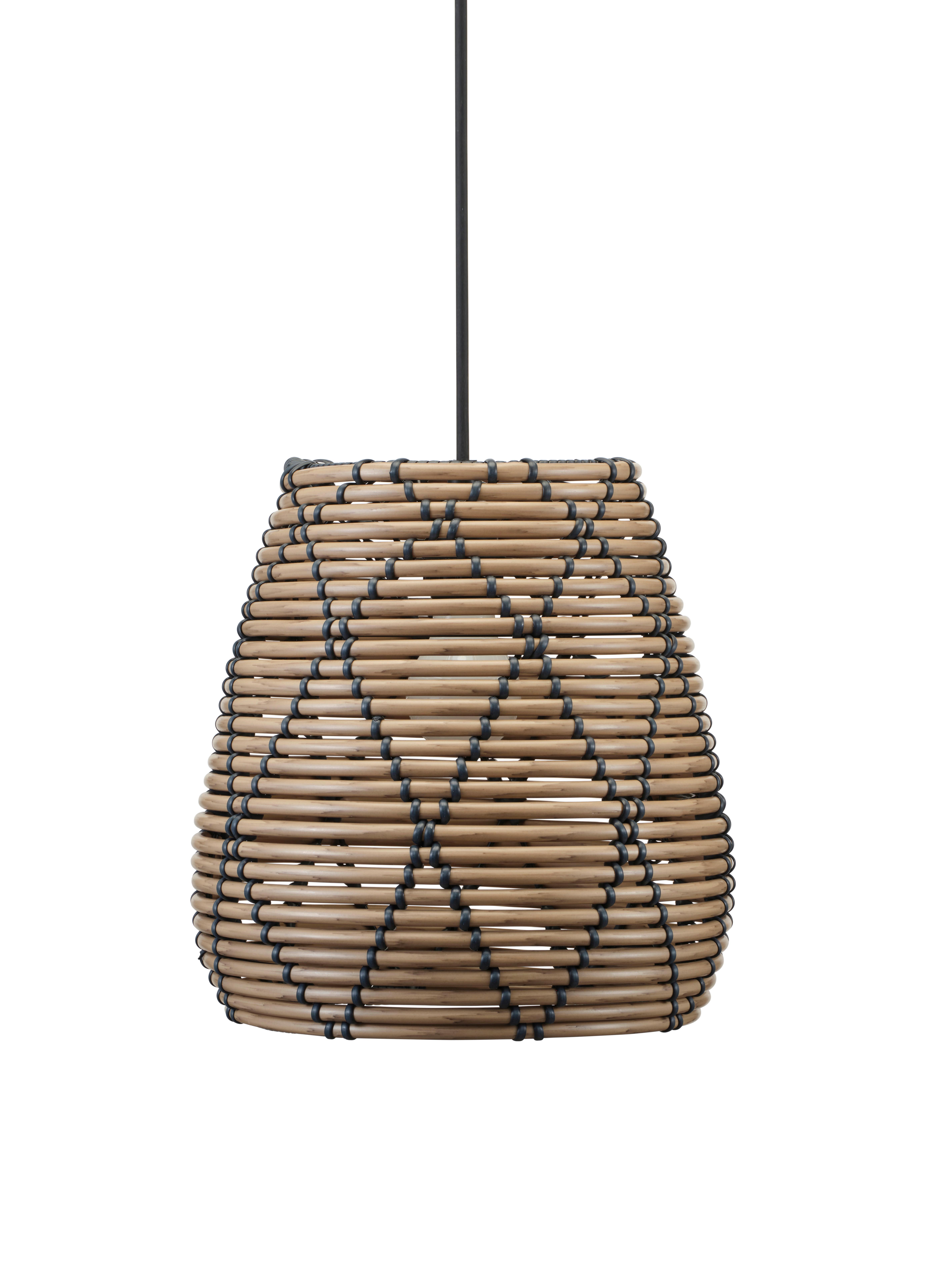 AUSSENHÄNGELEUCHTE 8028-2503 - Natur, Kunststoff (28/25cm) - PR Home