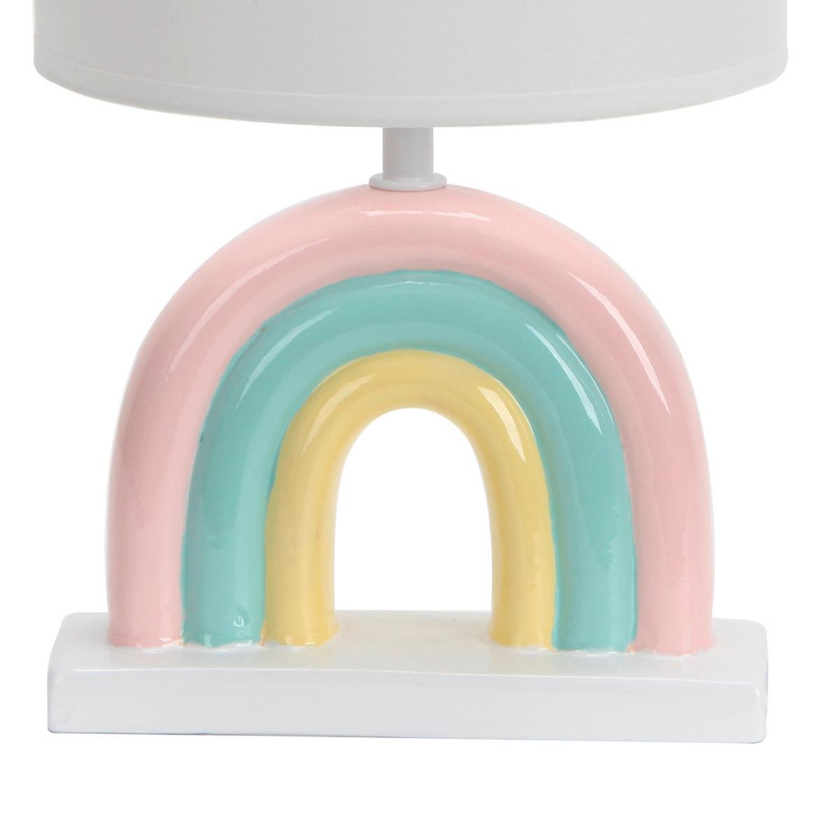 Kindertischleuchte Multicolor D: 19 cm 6w - Multicolor/Weiß, Basics, Keramik/Kunststoff (19/32/32cm)