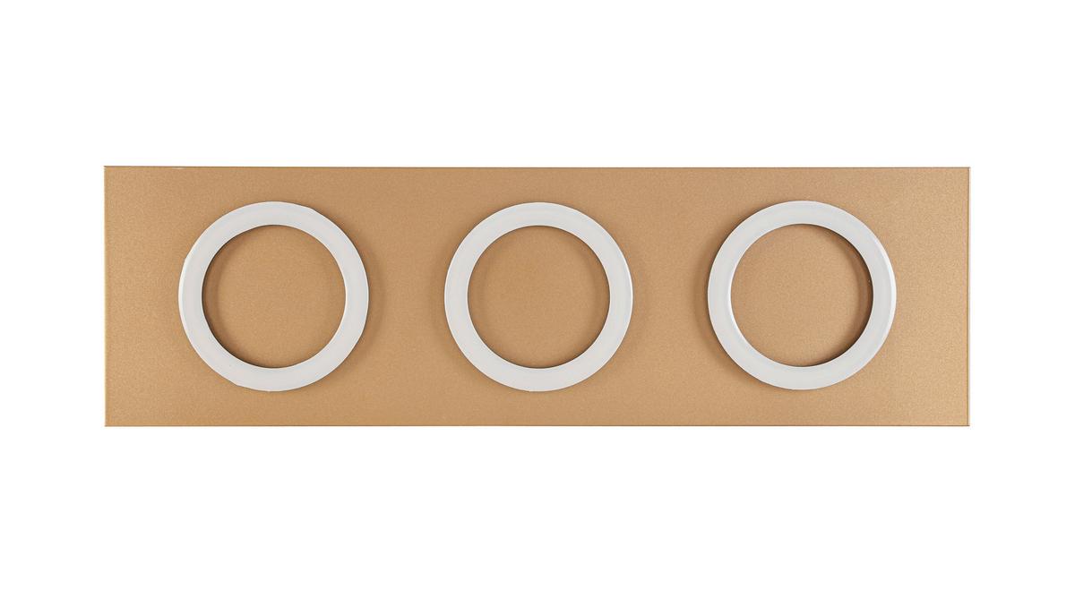 STROPNÉ LED SVIETIDLO EMILORE - čierna/cappuccino, Modern, kov/plast (60/18/5,1cm) - Mömax