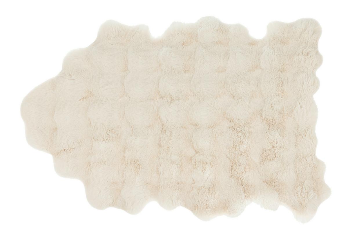 UMĚLÁ KOŽEŠINA HILDA - krémová, Konvenční, textil (60/90cm) - Mömax