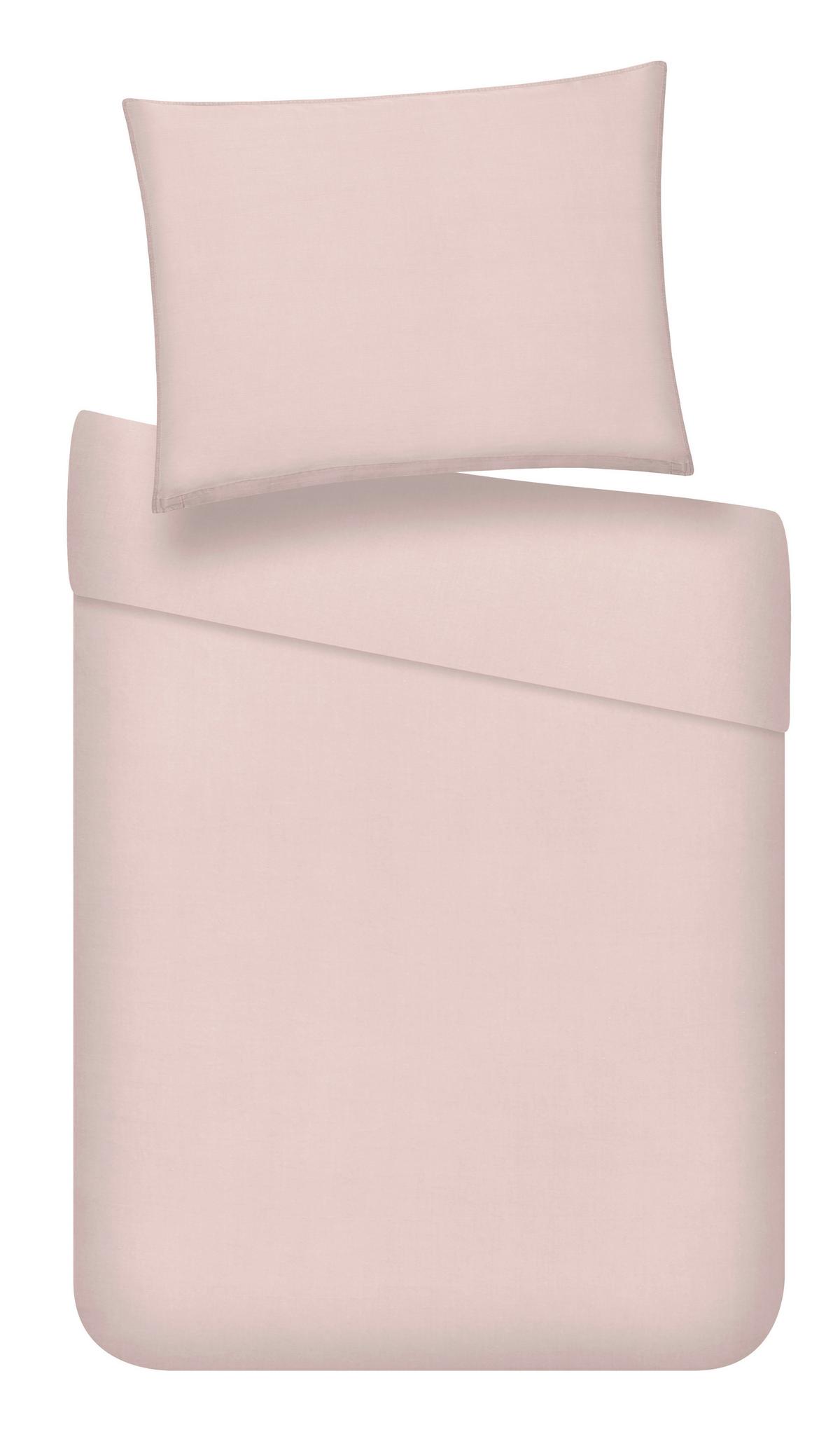 POVLEČENÍ Stone Washed, 140/200cm - růžová, Romantický / Rustikální, textil (140/200cm) - Modern Living