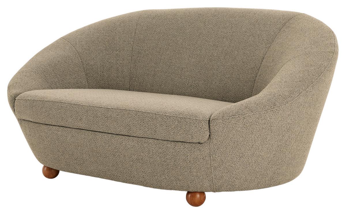 2-sitzer-sofa Looks Iv - Eichefarben/Beige, Design, Textil (178/82/114cm) - LOOKS by W.Joop