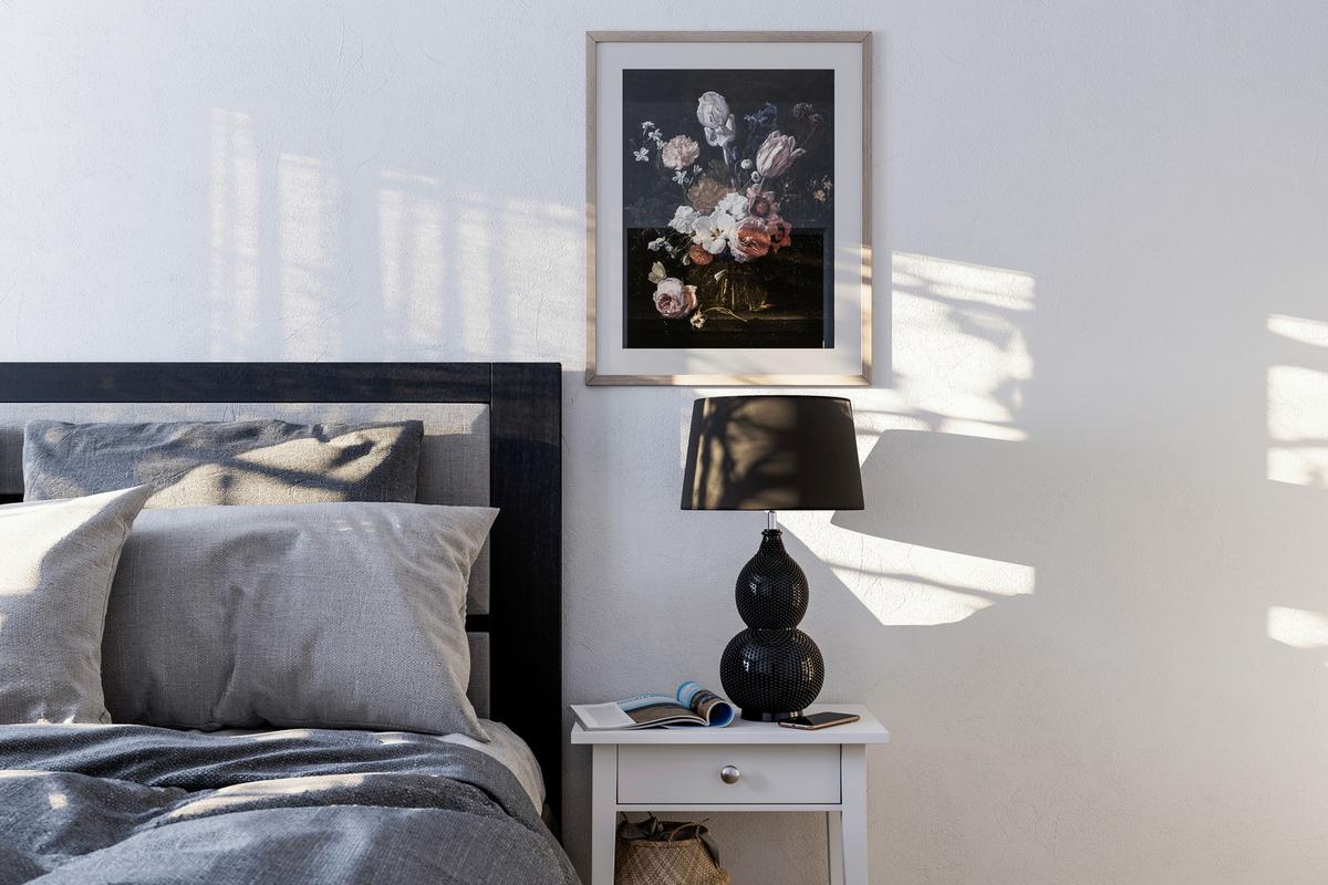 Tischlampe Lofty Schwarz 4001840-4002 Lofty - Schwarz, Design, Kunststoff/Textil (33/56,5cm) - By Rydéns