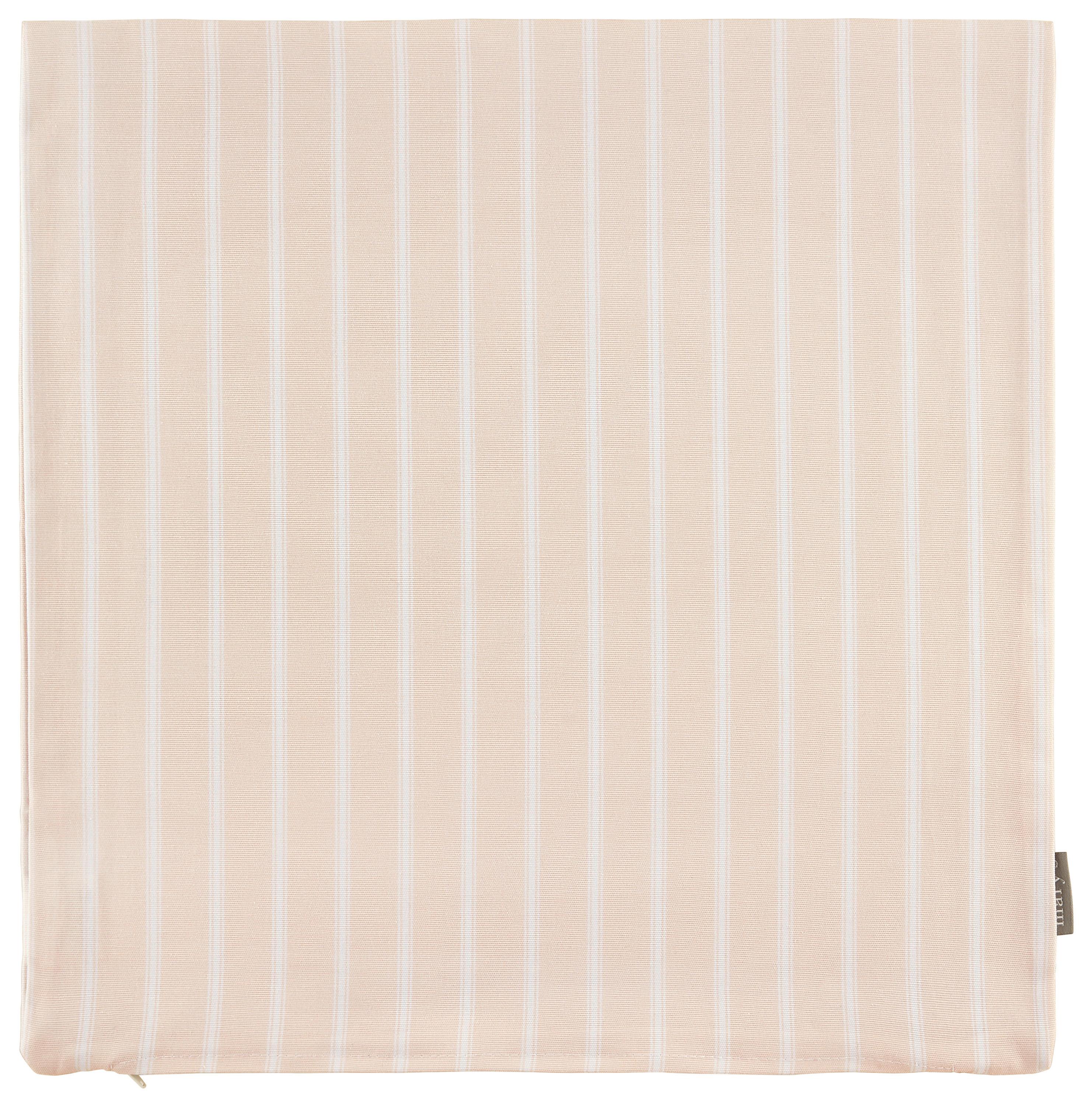 Povlak na polštář Steffi, 50/50cm - bílá/růžová, Konvenční, textil (50/50cm) - Mary's