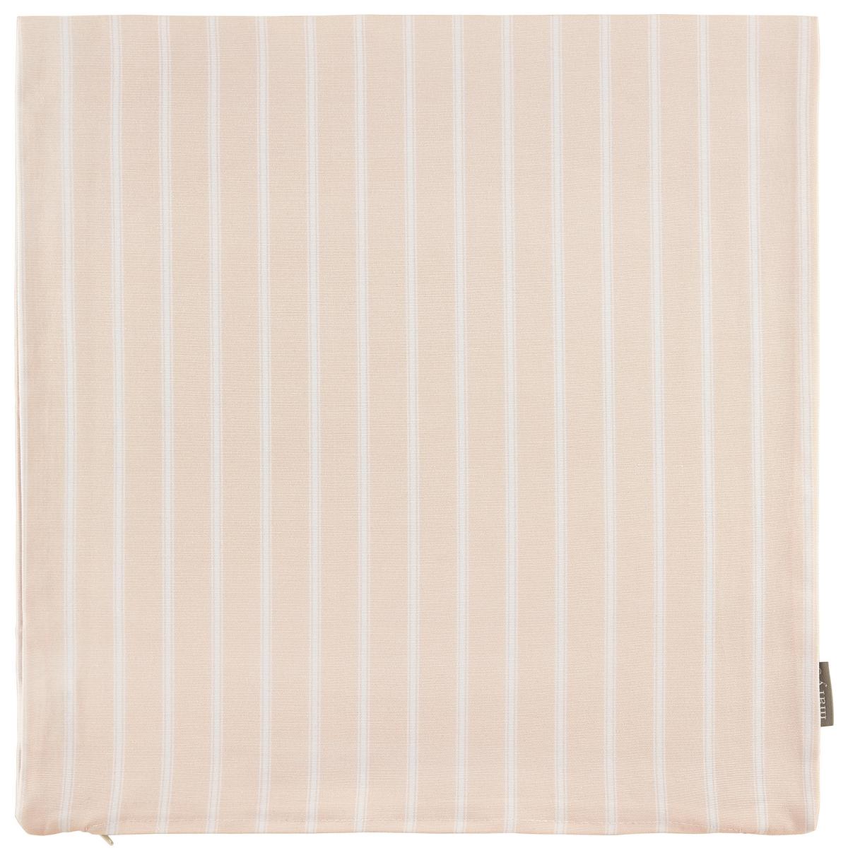 Povlak na polštář Steffi, 50/50cm - bílá/růžová, Konvenční, textil (50/50cm) - Mary's