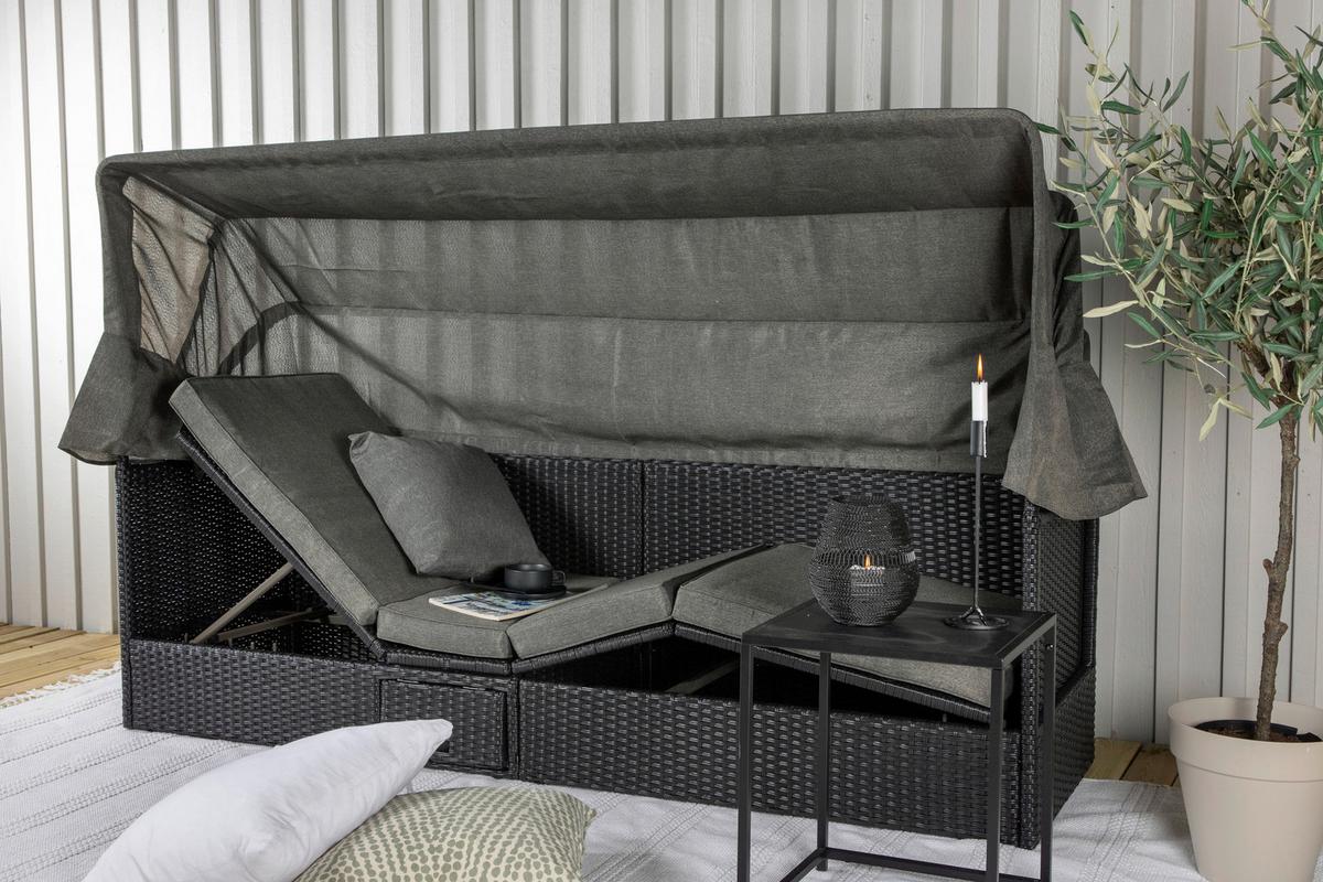 Sonnenliege Nopy - KONVENTIONELL (200/135/60cm) - Gardenson