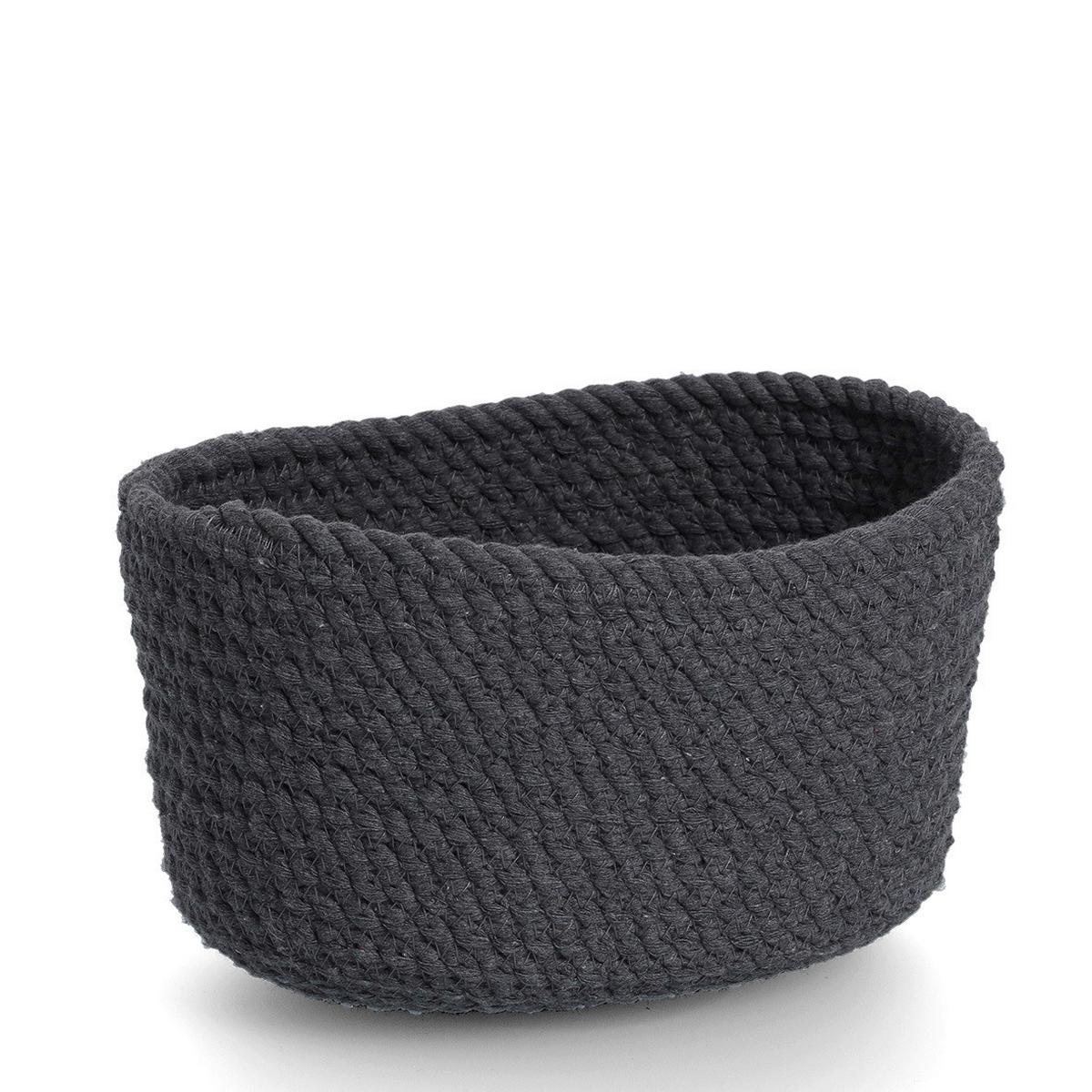 KORBSET Textil, Dunkelgrau - Dunkelgrau, Basics, Textil (24/17/13cm)