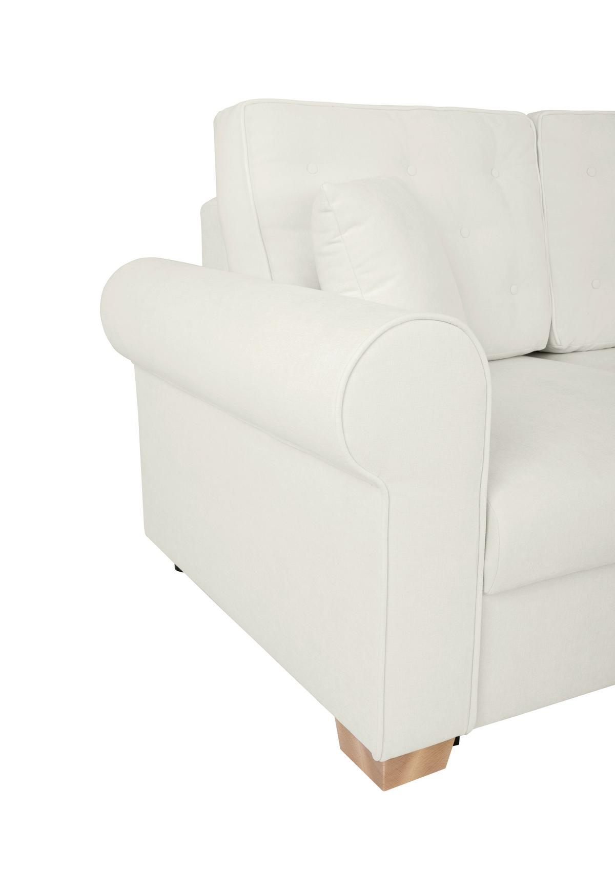 Schlafsofa Arles, Hellgrau 80 B: 240 Cm - Buchefarben/Hellgrau, Design, Textil (240/94/98cm) - MID.YOU