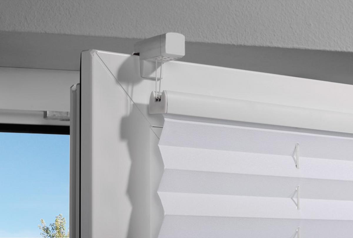 Plissee Free Weiß B: 80 cm - Weiß, Basics, Textil (80/120cm) - Homeware