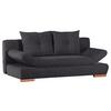 2-Sitzer-Sofa Mit Schlaffunktion Canja B: 200 cm - Anthrazit/Buchefarben, Design, Textil (200/75/92cm) - Livetastic
