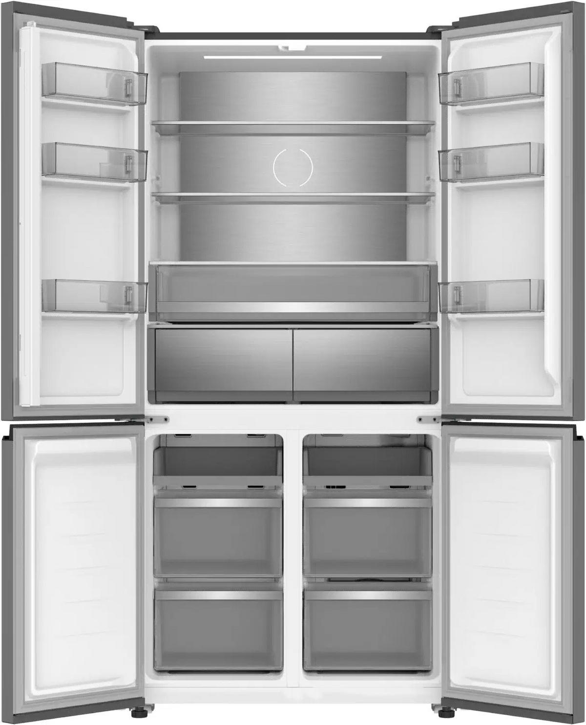 Side-By-Side Nabo Smi 5535 - Dunkelgrau, Basics, Metall (90,5/190,2/59,7cm) - Nabo