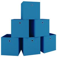 Faltbox Boxas Blau B: 27 Cm - Blau, Basics, Kunststoff (27/28/27cm) - MID.YOU